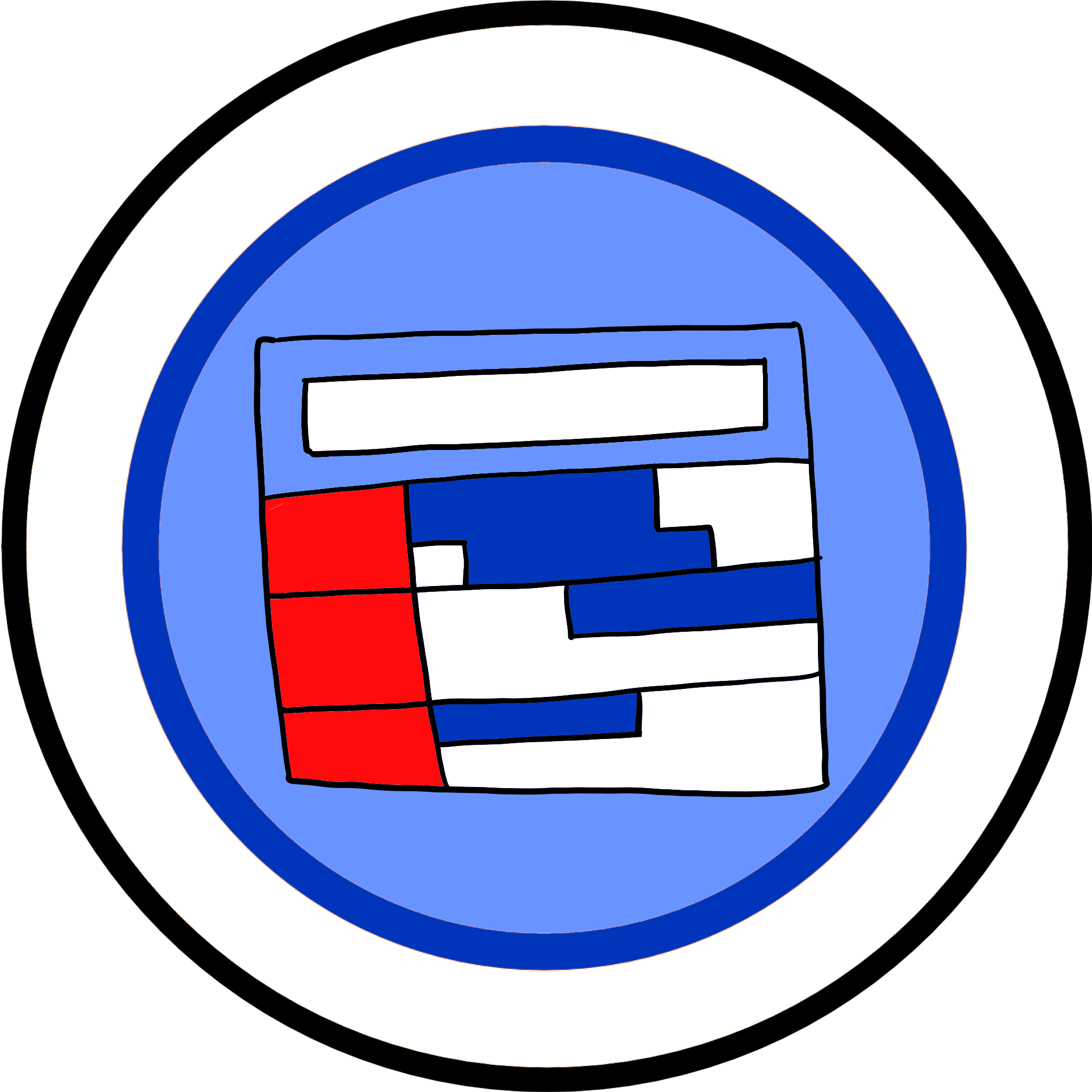 A Logo representing gop-tables - consist of a timetable